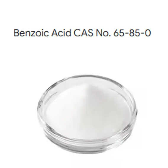 Aċidu Benżojku tal-Grad tal-Ikel Għall-Preservattivi tal-Ikel CAS 65-85-0
