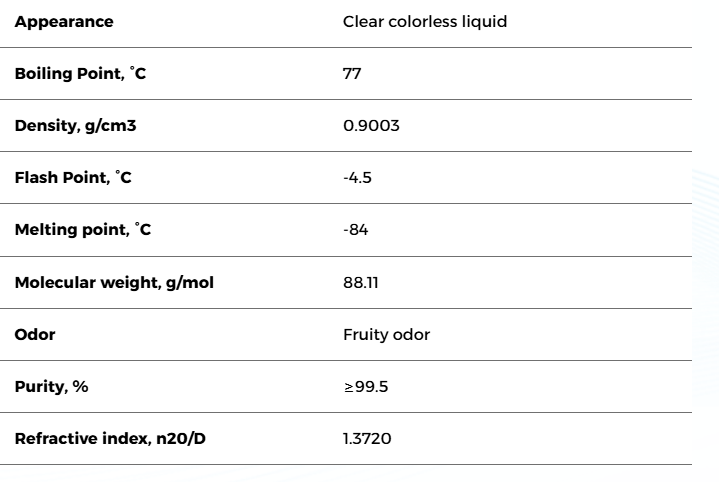 Ethyl Acetate Properties Ethyl Acetate Properties