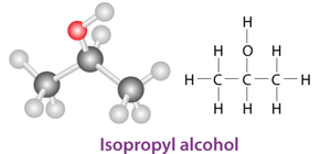 isopropyl alcohol structure isopropyl alcohol structure