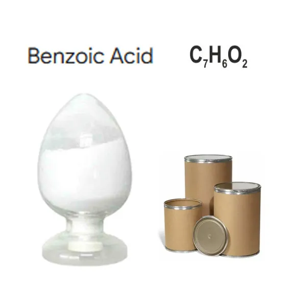 Aċidu Benżojku Kimiku Organiku 99.5% Għall-Preservattiv CAS 65-85-0